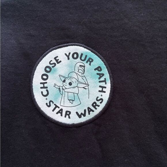 Disney Star Wars Black Long Sleeve Shirt Choose Your Path Circle -size Medium - Picture 3 of 7